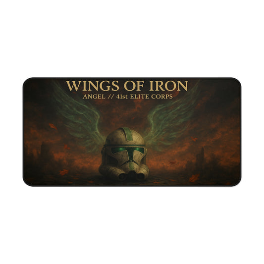 Wings of Iron Music Art Desk Mat