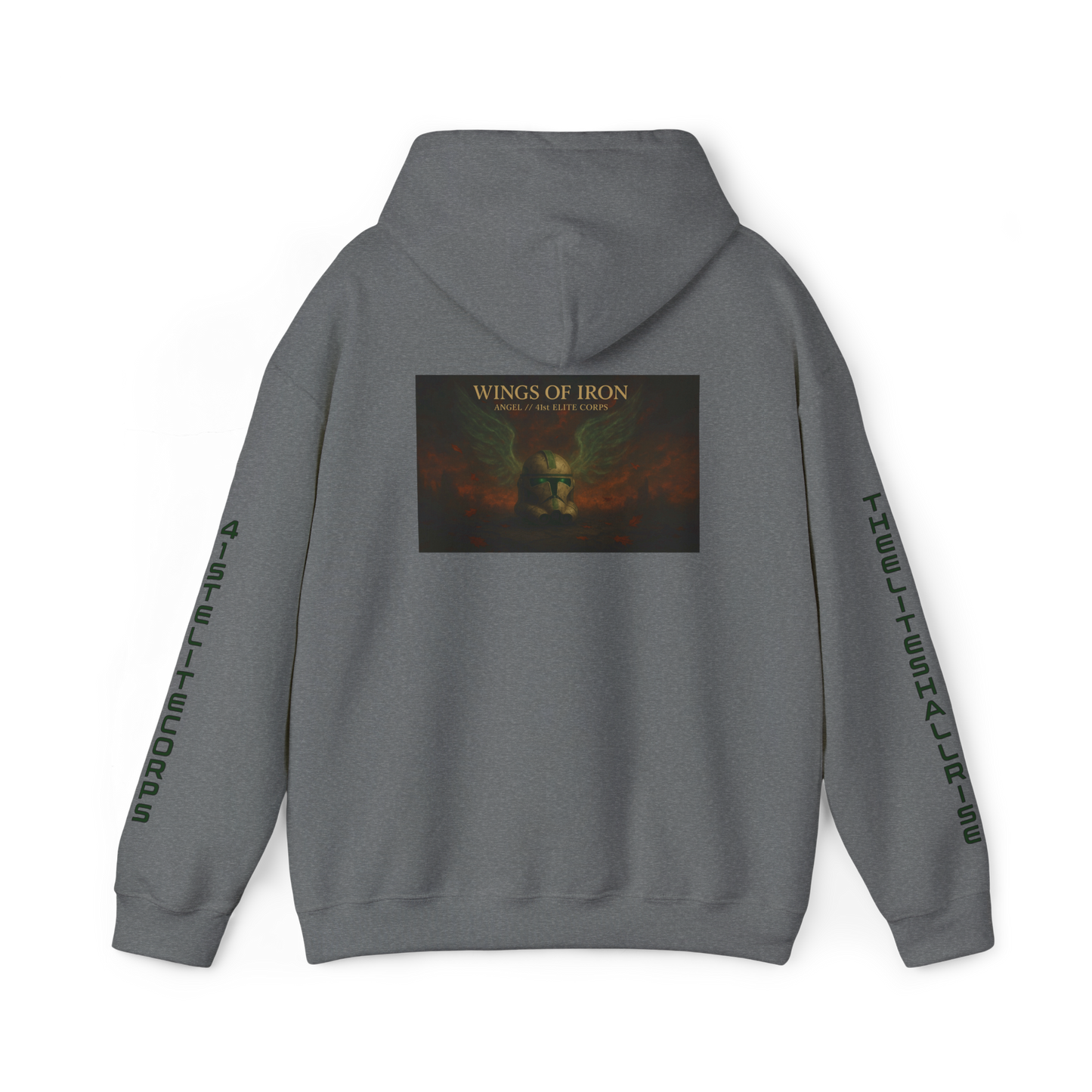 Wings of Iron Music Art Hoodie