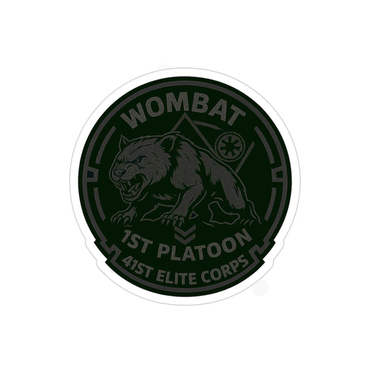 Wombat 1st Platoon Sticker