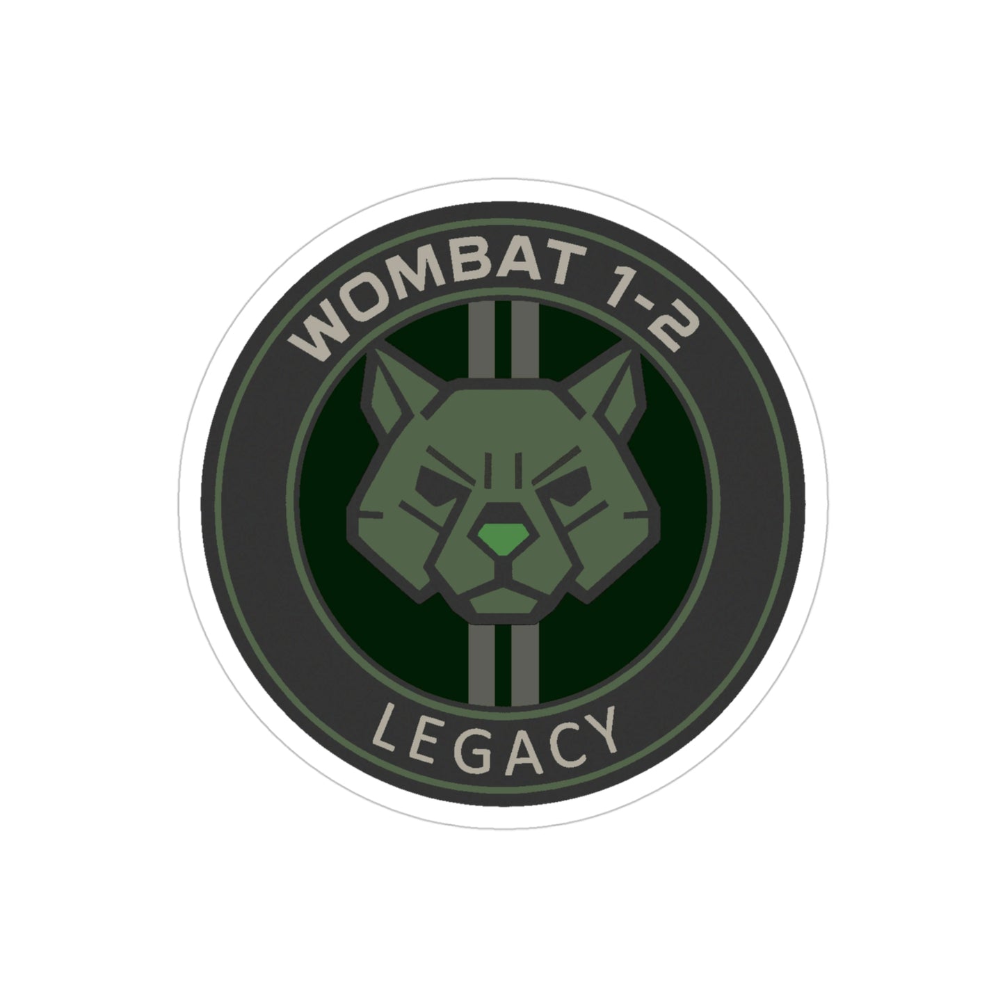 Wombat 1-2 Sticker