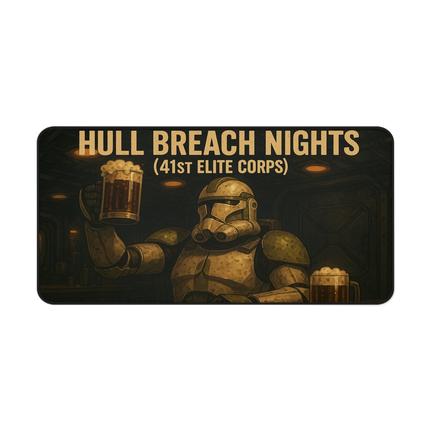Hull Breach Nights Music Art Desk Mat