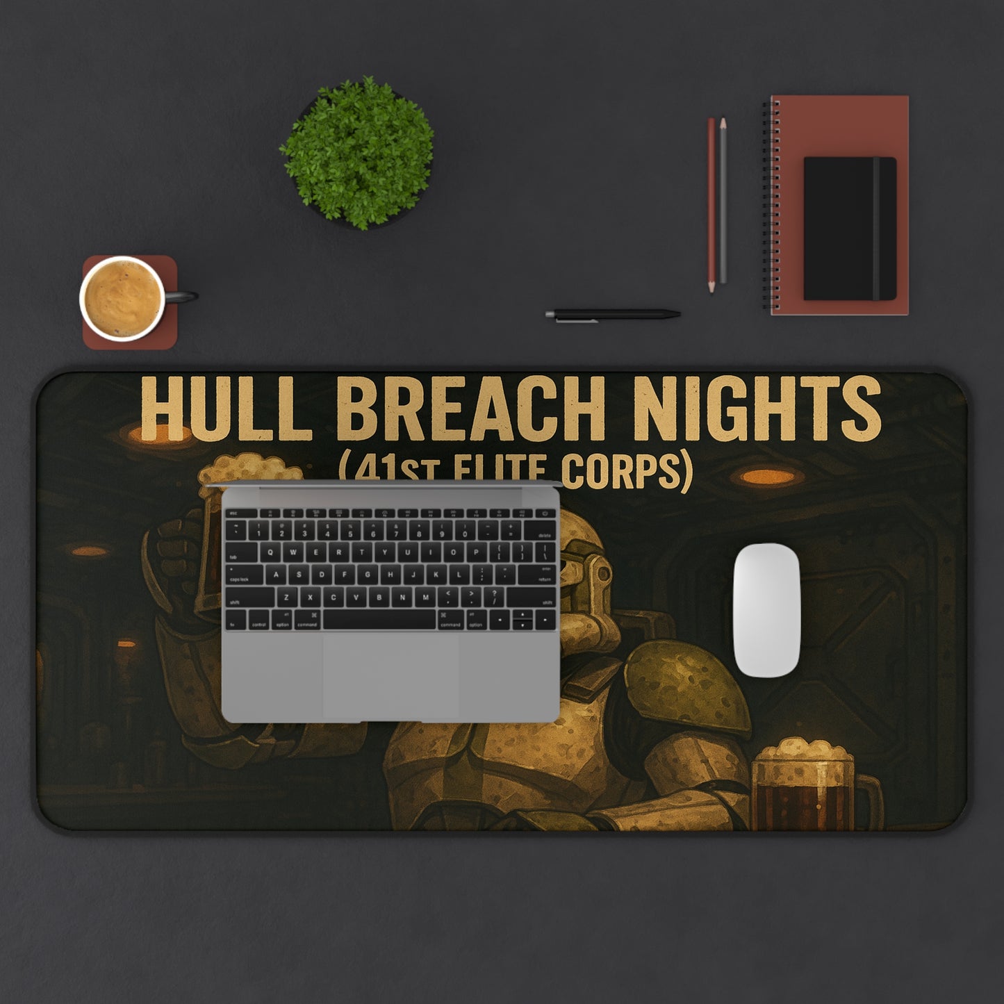 Hull Breach Nights Music Art Desk Mat