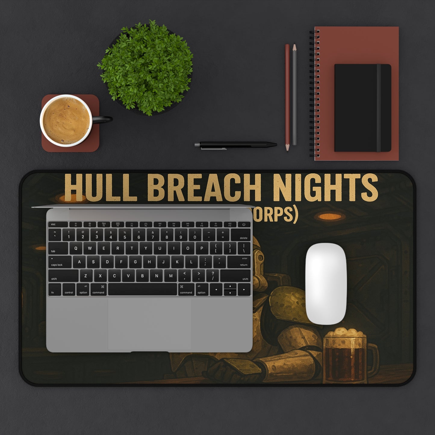 Hull Breach Nights Music Art Desk Mat