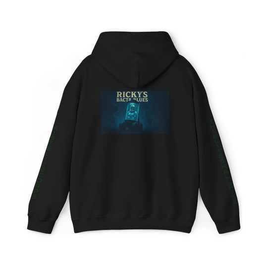 Rickys Bacta Blu Music Art Hoodie