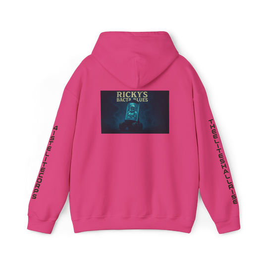 Rickys Bacta Blu Music Art Hoodie