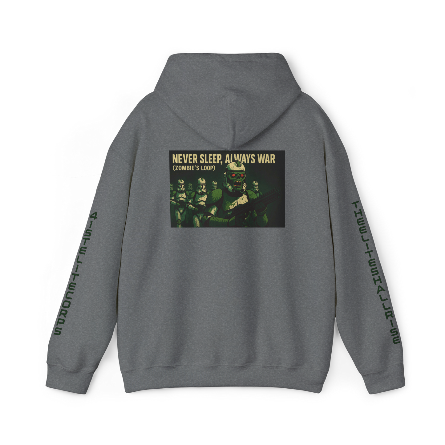 Never Sleep Always War Music Art Hoodie