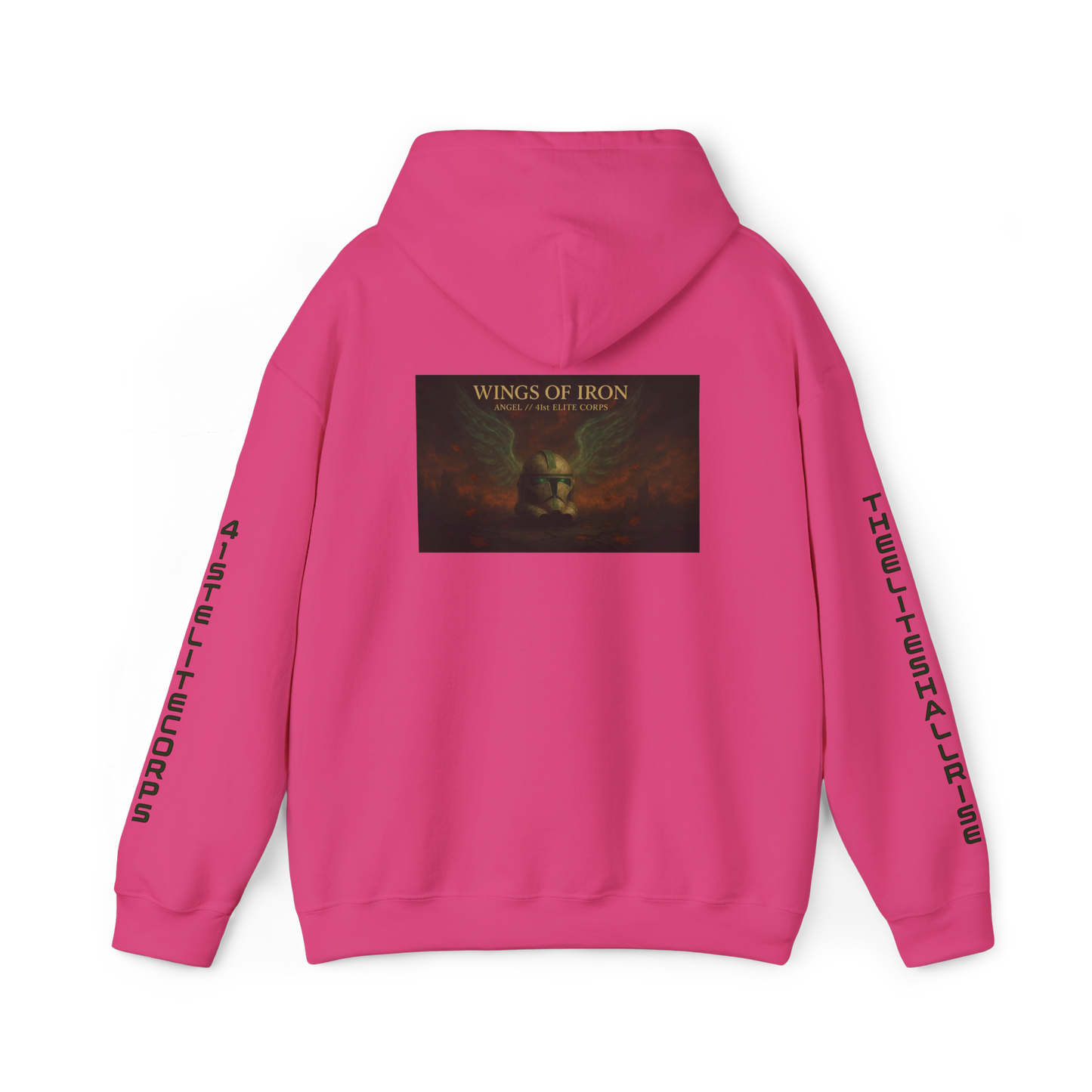 Wings of Iron Music Art Hoodie