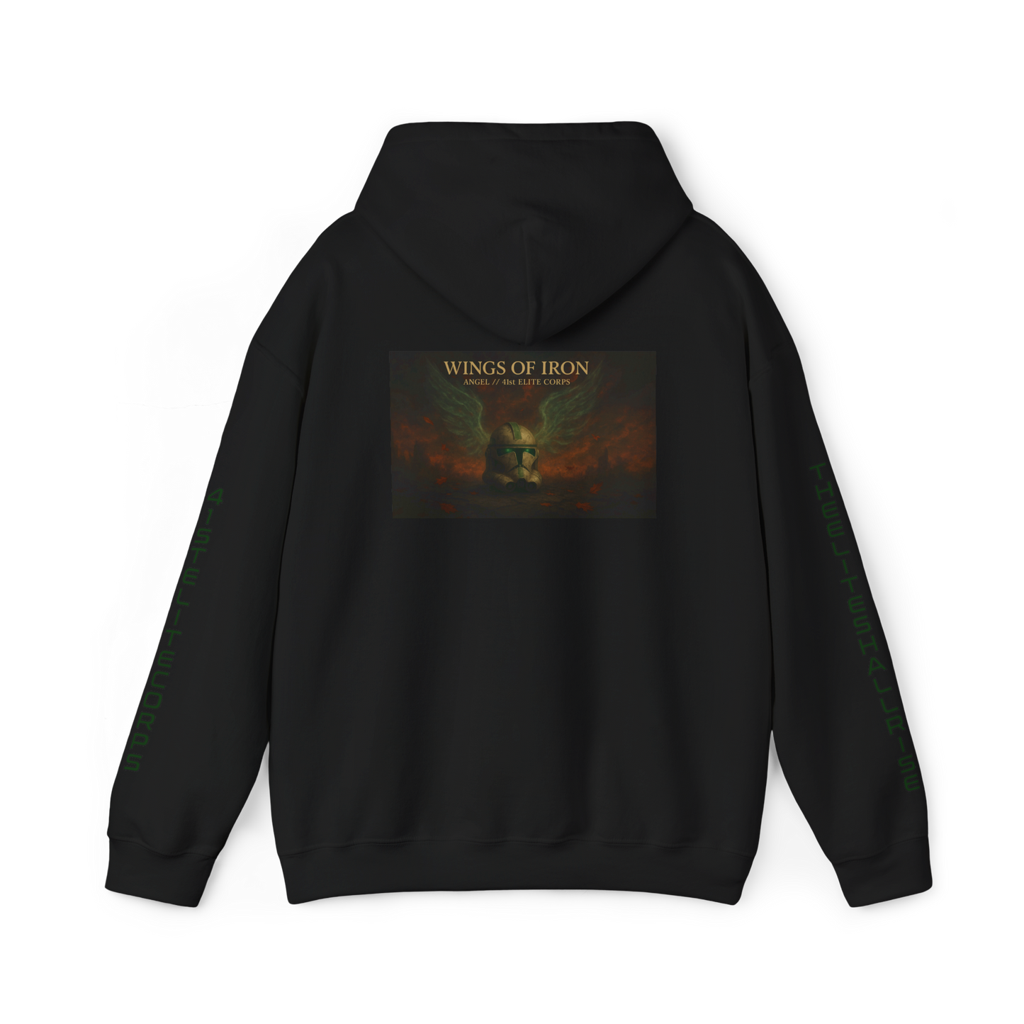 Wings of Iron Music Art Hoodie