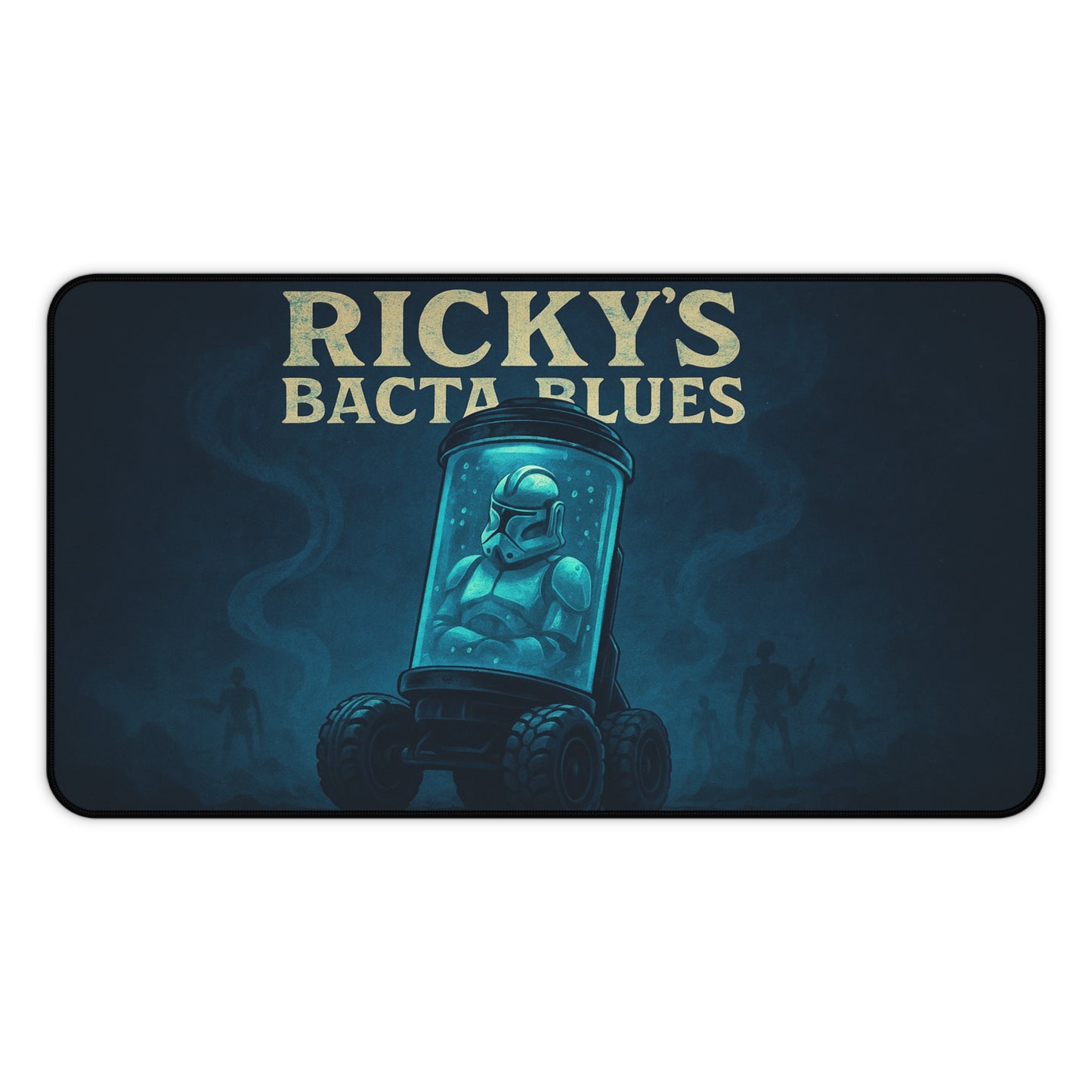 Rickys Bacta Blue Music Art Desk Mat