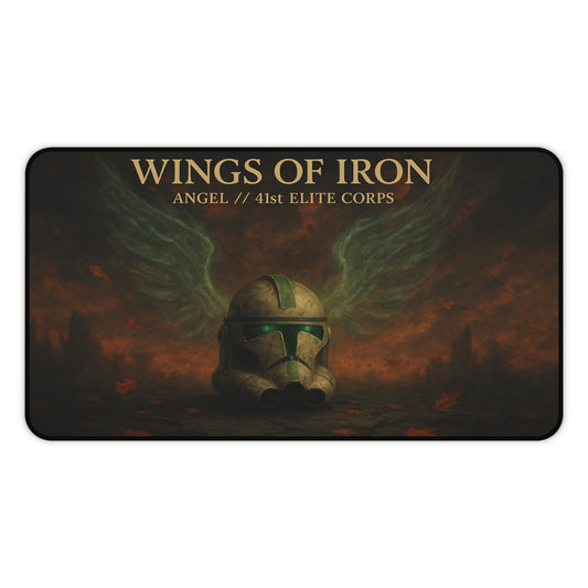 Wings of Iron Music Art Desk Mat