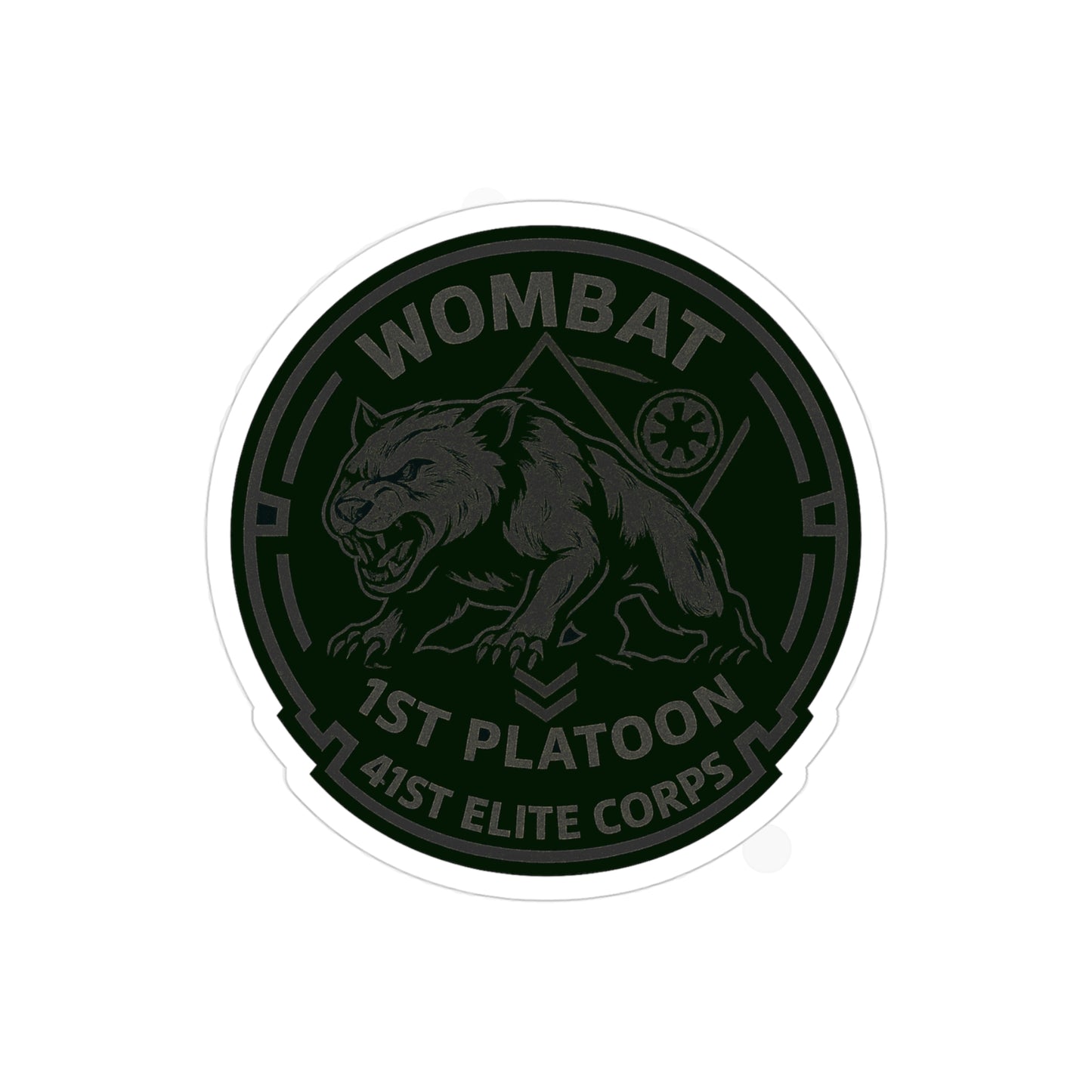 Wombat 1st Platoon Sticker